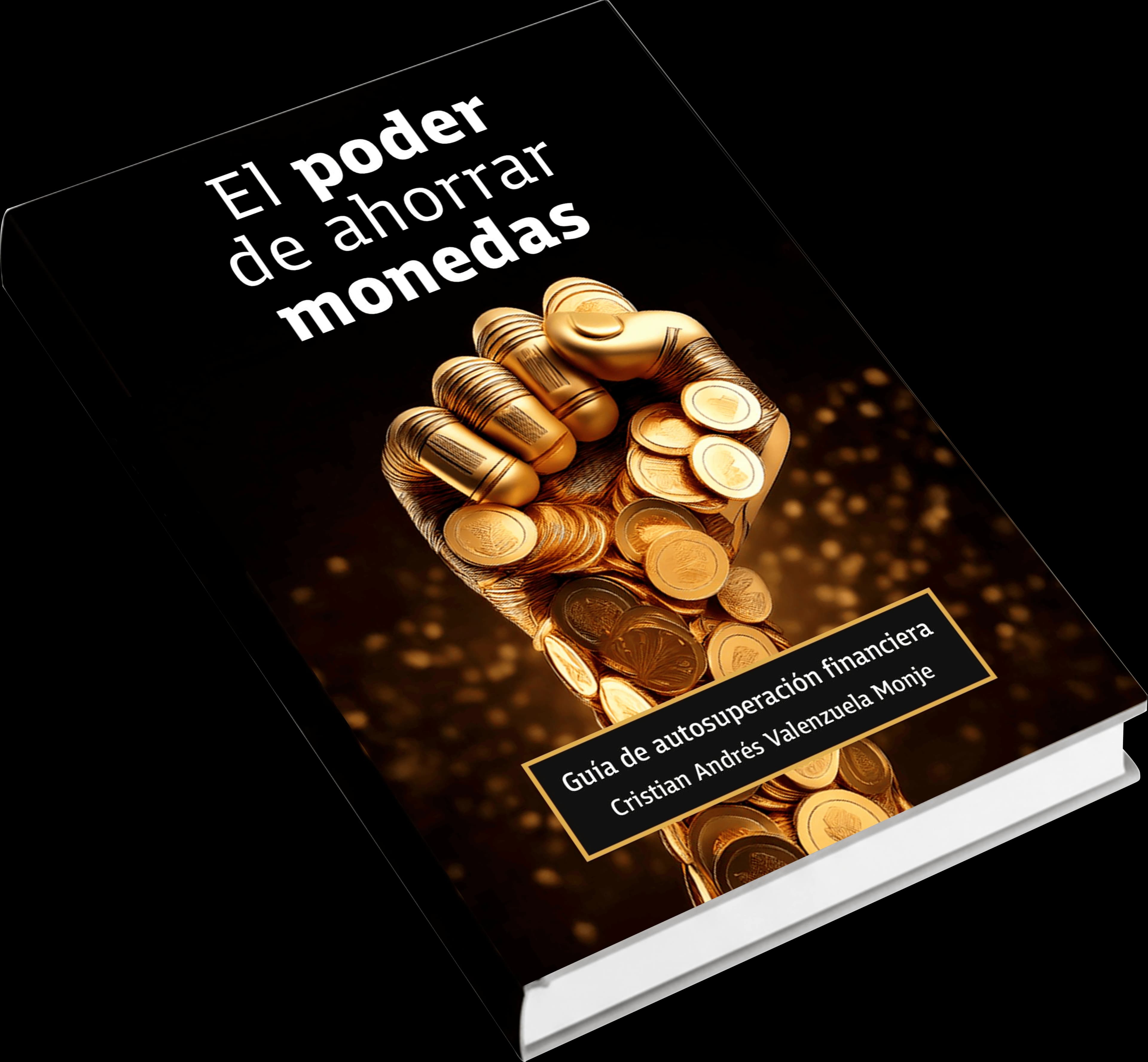 Mockup del libro El poder de ahorrar monedas